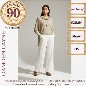 Ford Beige Shawl Cape